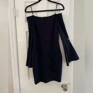 Black Lulus strapless dress